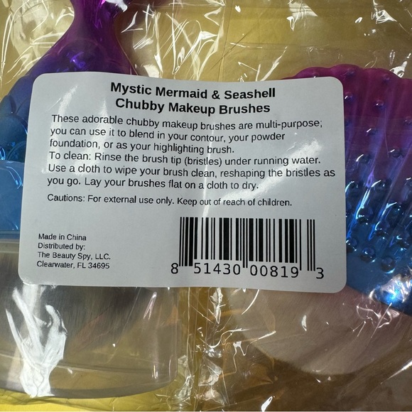 NEW Contour, foundation , blending mermaid 2pc. make up brush set. PRICE FIRM - Picture 6 of 15